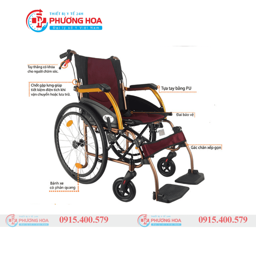 Tổng quan xe lăn Lucass X65